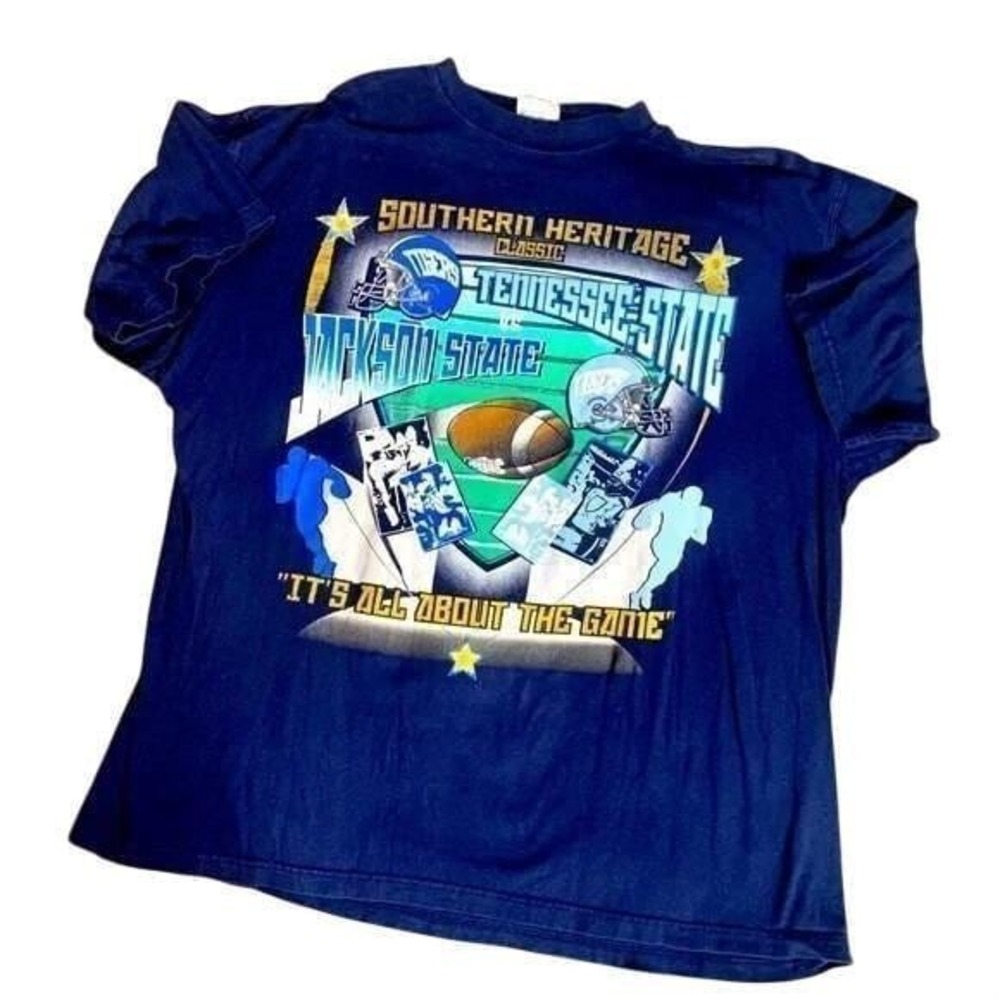 Kaytees Southern Heritage Classic T-Shirt Mens 2XL Navy Blue Tennessee State